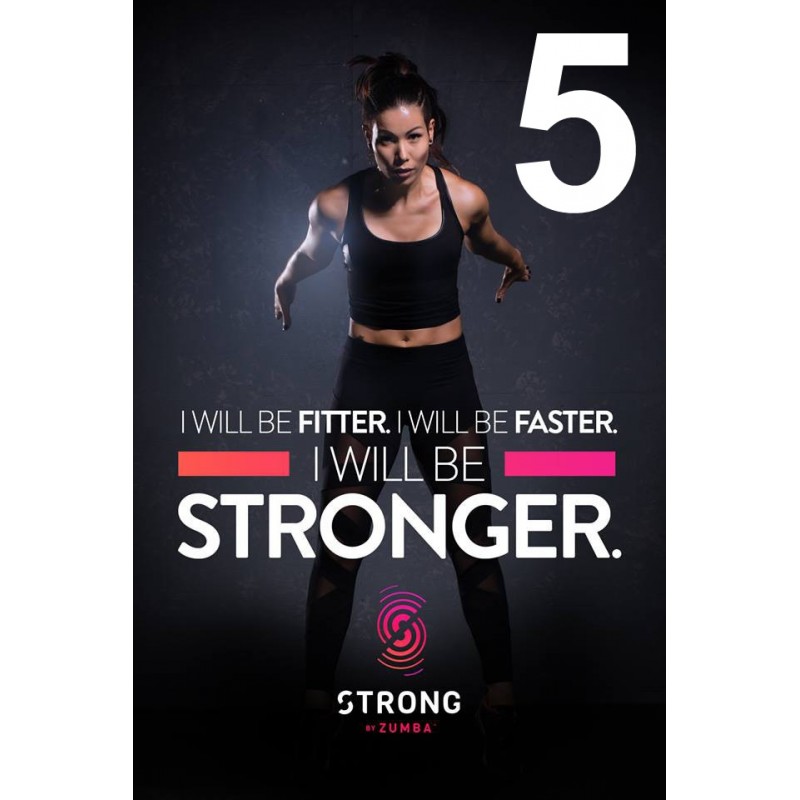 [Hot Sale] 2018 New Course Strong By Zumba Vol.05 HD DVD+CD